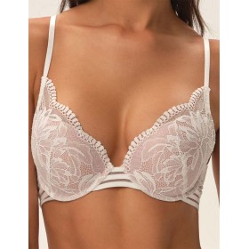 Кружевной бюстгальтер пуш-ап Esotiq OUTLINE 41786 белый, Цвет: белый, Размеры: 70D
