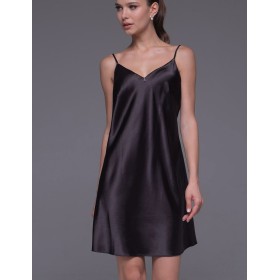 Шёлковая сорочка Mia-Amore ANDROMEDA 4300 черный, Цвет: черный, Размеры: S