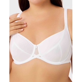 Бюстгальтер мягкий Milavitsa 105910 / 115910/ 105911 белый, Цвет: белый, Размеры: 95G