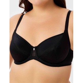 Бюстгальтер мягкий Milavitsa 105910 / 115910 / 105911 / 105912 черный, Цвет: черный, Размеры: 105E