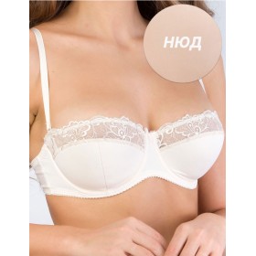 Бюстгальтер балконет Milavitsa 127510 нюд, Цвет: нюд, Размеры: 80B