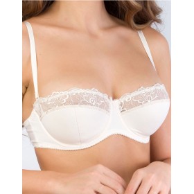 Бюстгальтер балконет Milavitsa 127510 пастель, Цвет: пастель, Размеры: 75E