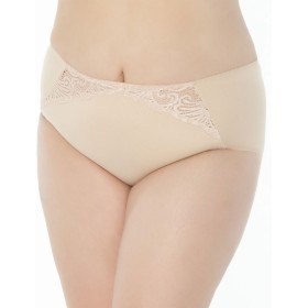 Высокие трусы слипы Milavitsa 260200 нюд, Цвет: нюд, Размеры: 6XL