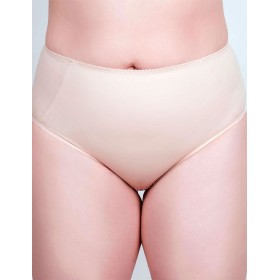 Высокие трусы слипы Milavitsa 260210 нюд, Цвет: нюд, Размеры: 6XL