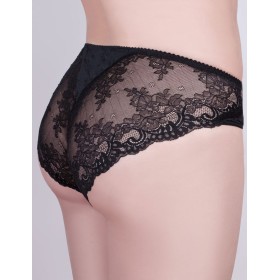 Трусы слипы с кружевной задней деталью Milavitsa 260540 черный, Цвет: черный, Размеры: 4XL