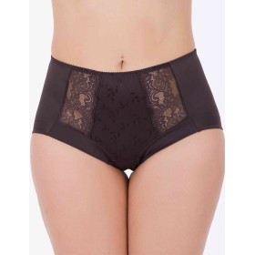 Высокие трусы слипы Milavitsa 260550 эспрессо, Цвет: эспрессо, Размеры: 2XL