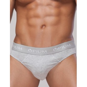 Мужские трусы слипы Opium R-14T серый, Цвет: серый, Размеры: L