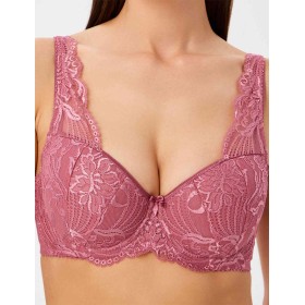 Бюстгальтер балконет тюльпан VOVA LAURA V32526 розовый рубин, Цвет: розовый рубин, Размеры: 85C