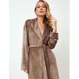 Халат с запахом Aruelle CHOCO, Цвет: кофейный, Размеры: XL