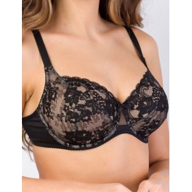 Бюстгальтер мягкий Milavitsa 107180 / 117180 черный/нюд, Цвет: черный/нюд, Размеры: 80C