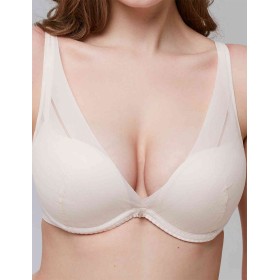 Треугольный бюстгальтер с пуш-ап Milavitsa 127660 пастель, Цвет: пастель, Размеры: 75A