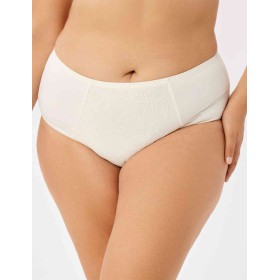Трусы макси Milavitsa 238070 приглушенный-белый, Цвет: приглушенно-белый, Размеры: 5XL