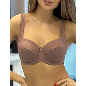 Бюстгальтер полумягкий Albina L SILUET 8090 кофейно-розовый, Цвет: кофейно-розовый, Размеры: 85F