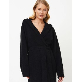 Длинный женский халат Aruelle RORY, Цвет: черный, Размеры: M