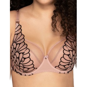 Бюстгальтер полумягкий Ava ANGEL WINGS 1927 PU tatoo, Цвет: телесный+tatoo, Размеры: 105C