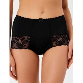 Трусы женские высокие Elli 711 LACE черный, Цвет: черный, Размеры: 4XL