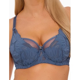 Бюстгальтер полупоролон Gaia 1134 KETO PU небесный, Цвет: небесный, Размеры: 75G