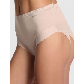 Высокие хлопковые трусы слипы в наборе (2шт) Janira PACK-2 ESENCIAL 1031764 dune, Цвет: dune (песочный), Размеры: M