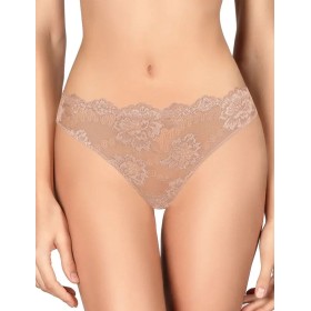 Трусы стринги кружевные Lormar MY CLASS str noisette, Цвет: noisette (телесный), Размеры: M