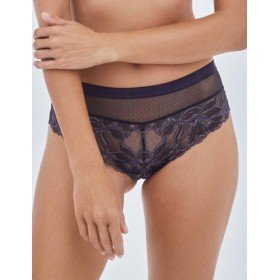 Трусики бразилиана Alles GLOW Braziliany navy blue, Цвет: темно-синий, Размеры: M