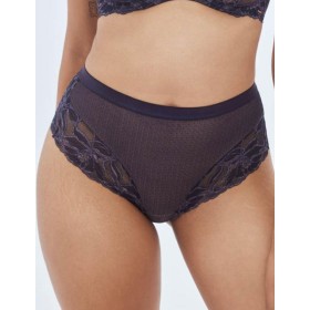 Стринги завышенные Alles GLOW stringi classic navy blue, Цвет: темно-синий, Размеры: M