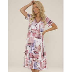 Сорочка с короткими рукавами De Lafense 776 VIOLET, Цвет: мульти, Размеры: M