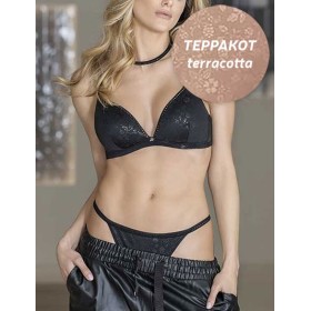 Терракотовый комплект Leilieve SELFIE триангул стринги M7036 terracotta, Цвет: terracotta (терракот, Размеры: 70B