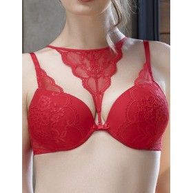 Бюстгальтер пуш-ап гелевый Mioocchi WANDA 7510 fuoco, Цвет: fuoco (красный), Размеры: 65C