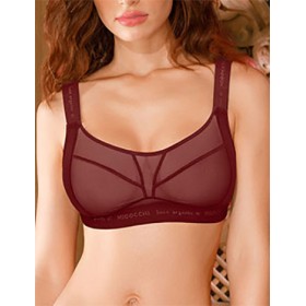 Мягкий бюстгальтер без косточек Mioocchi X-FACTOR 8151 cabernet, Цвет: cabernet (бордо), Размеры: 75C