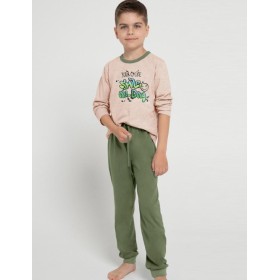 Детская пижама Taro 3086/3087/3090 SAMMY, Цвет: бежевый/хаки, Размеры: 128
