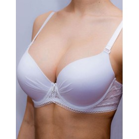 Формованный бюстгальтер с гелевым пуш-ап Albina L AFINA 1766 белый, Цвет: белый, Размеры: 75D