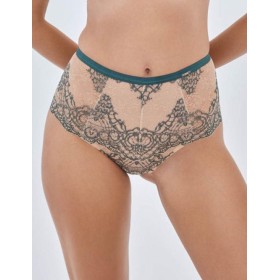 Трусы стринги Alles SPLENDORE stringi classic beige-green, Цвет: бежевый, Размеры: M