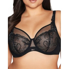 Мягкий бюстгальтер с вышивкой Ava TROPEA 2072 M Black, Цвет: черный, Размеры: 65H