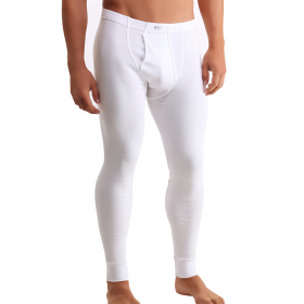 Кальсоны мужские Key MXL 012 белый, Цвет: белый, Размеры: XL