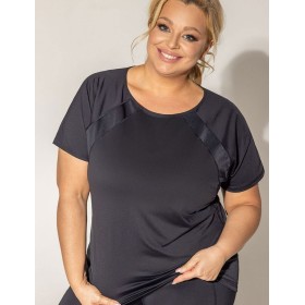 Футболка спортивная Kris Line ACTIVE bluzka oversize, Цвет: черный, Размеры: M