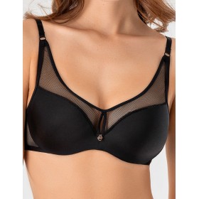 Бюстгальтер формованный пуш-ап Mioocchi ORNELLA 8192 nero, Цвет: nero (черный), Размеры: 70B