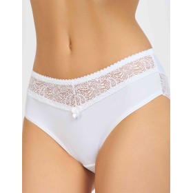 Трусы слипы Simona M 035 белая-сетка, Цвет: белая-сетка, Размеры: M