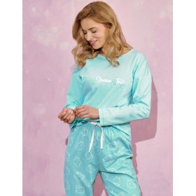 Женская пижама со штанами Taro 3217 ABI, Цвет: бирюзовый, Размеры: XL