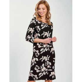 Ночная сорочка Taro 3233/3254 CHARLOTTE, Цвет: черный/бежевый, Размеры: 3XL