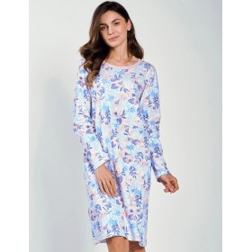 Ночная трикотажная сорочка Taro 3238/3261 GINNY, Цвет: голубой, Размеры: 3XL