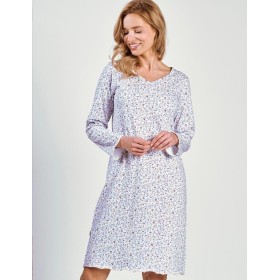 Женская хлопковая сорочка Taro 3241/3258 ARIELLA, Цвет: светло-голубой, Размеры: 4XL