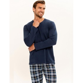Пижама мужская со штанами Taro 3293/3294/3295 DARREN, Цвет: темно-синий, Размеры: 4XL