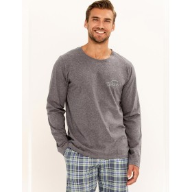 Пижама мужская со штанами Taro 3296 STUART, Цвет: серый, Размеры: XL