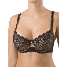 Бюстгальтер балконет пуш-ап VOVA WISH V98430 черный, Цвет: черный, Размеры: 80A