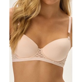 Бюстгальтер балконет пуш-ап Esotiq OHARA 41738 пудровый, Цвет: пудровый, Размеры: 85D