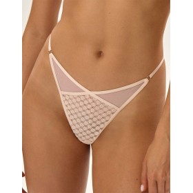 Трусики стринги Esotiq OHARA 41740 пудровый, Цвет: пудровый, Размеры: M