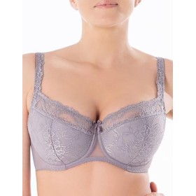 Бюстгальтер балконет Honey H37-17-L серый жемчуг, Цвет: серый жемчуг, Размеры: 95B