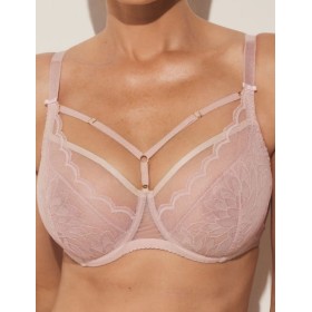 Мягкий кружевной бюстгальтер Kinga ALICE 931-SC светло-бежевый, Цвет: светло-бежевый, Размеры: 70F