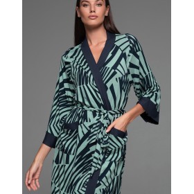 Трикотажный халат Mia-Amore COURTNEY 5203, Цвет: темно-синий, Размеры: S/M