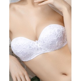 Бюстгальтер бандо с пуш-ап Mioocchi LAURA 7543 bianco, Цвет: bianco (белый), Размеры: 80E